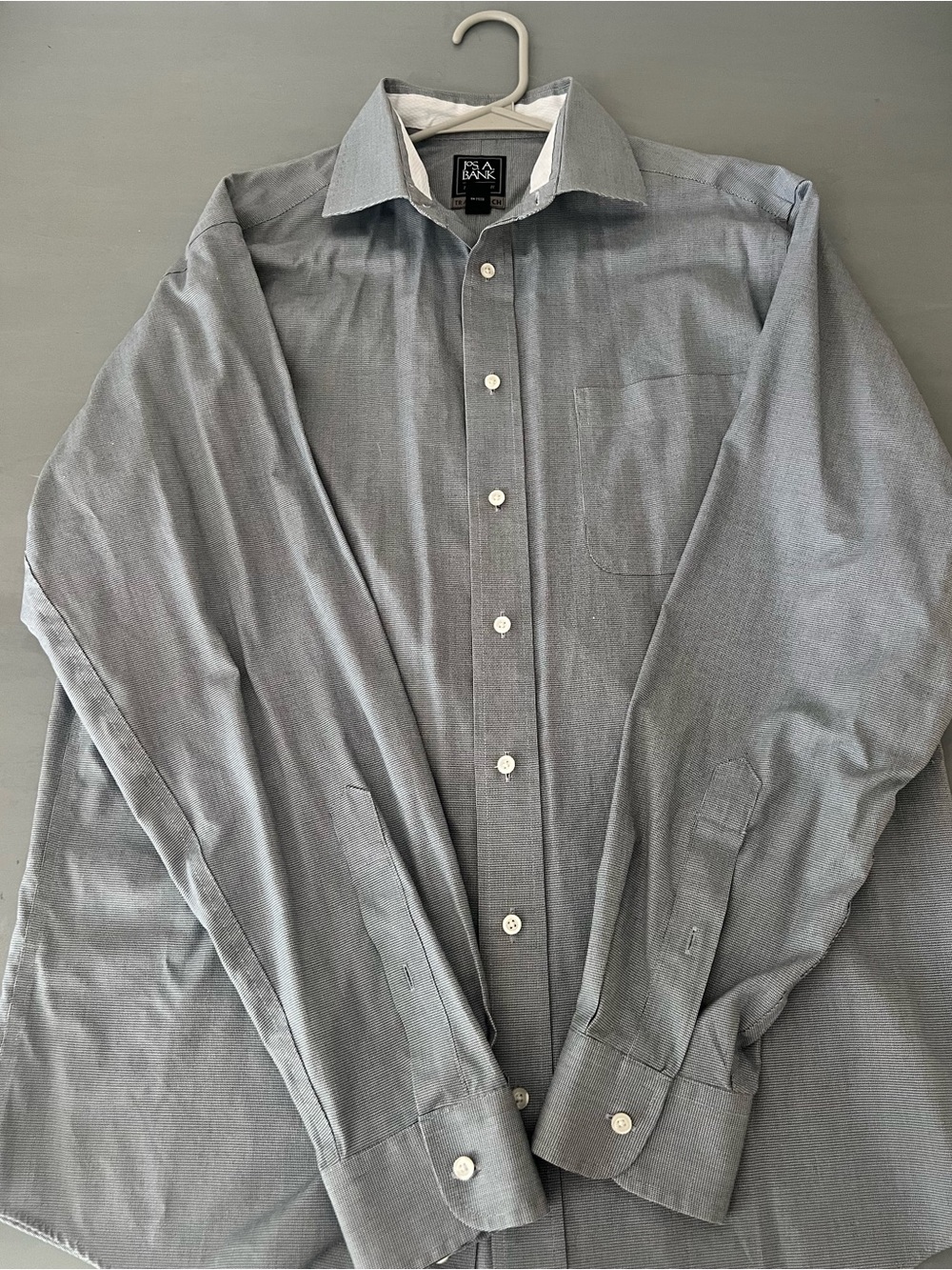 Jos. A. Bank Men's Light Gray Dress Shirt